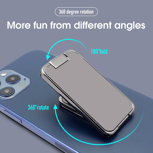 👉 Foldable Adjustable Phone Stand – Magnetic Ring Bracket for Desk, Compatible with iPhone, Samsung, Huawei & Tablets