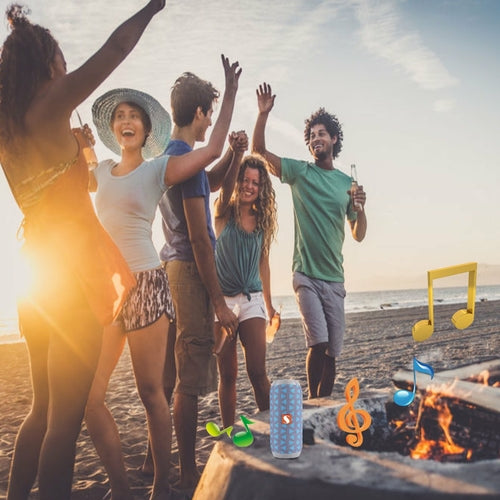 Portable Bluetooth Speaker with Deep Bass | Wireless Subwoofer for Outdoor & Home Use