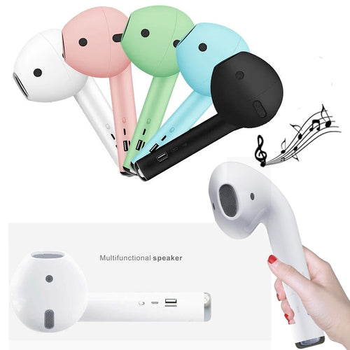 Giant Bluetooth AirPod Speaker – FM Radio, AUX & Wireless Portable Subwoofer